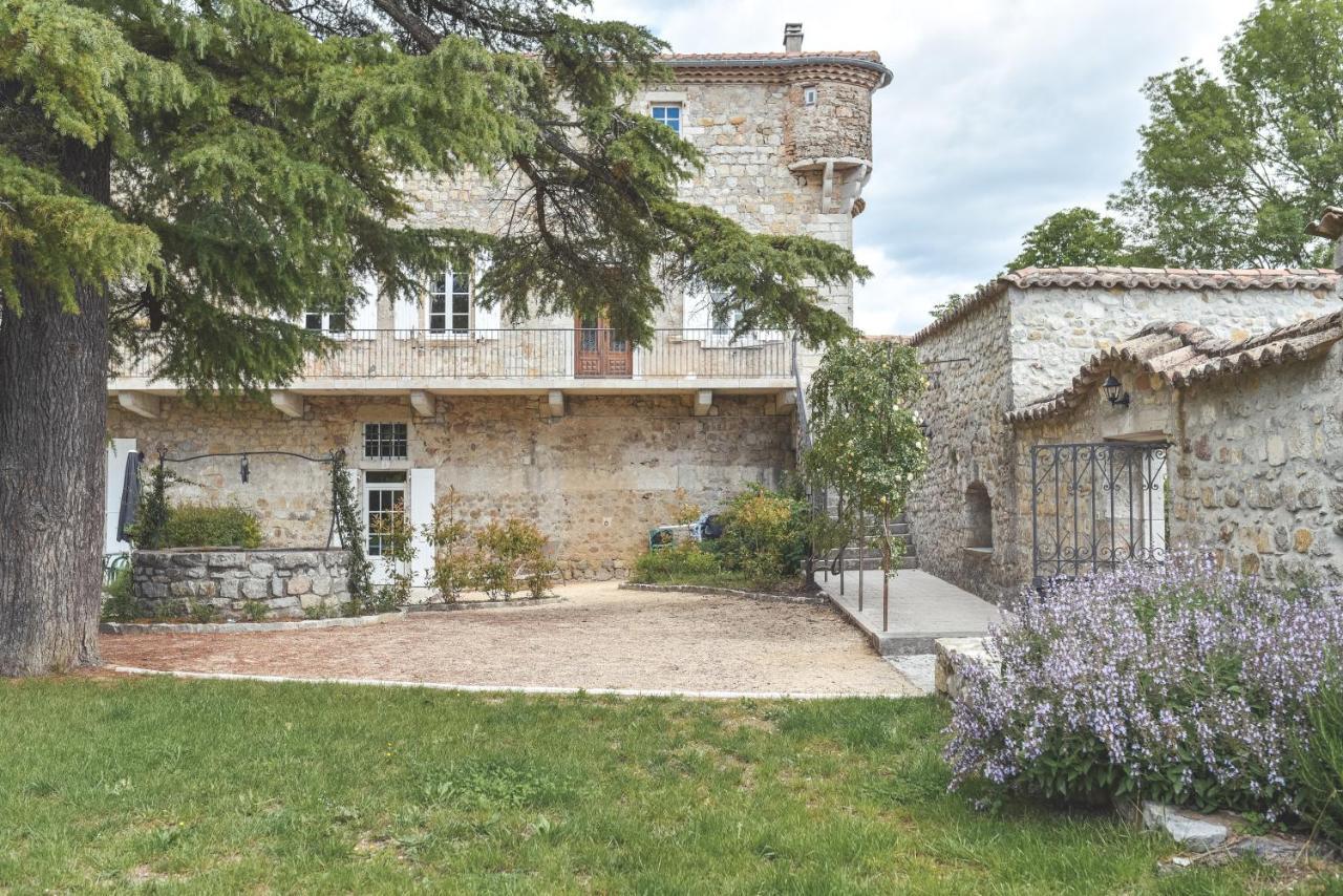 Chateau De Chaussy Ruoms Exteriör bild